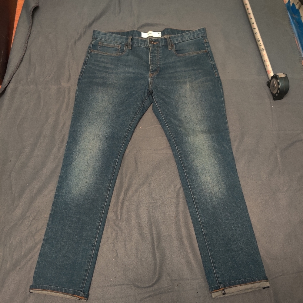 Topman blue jeans sz 34 slim